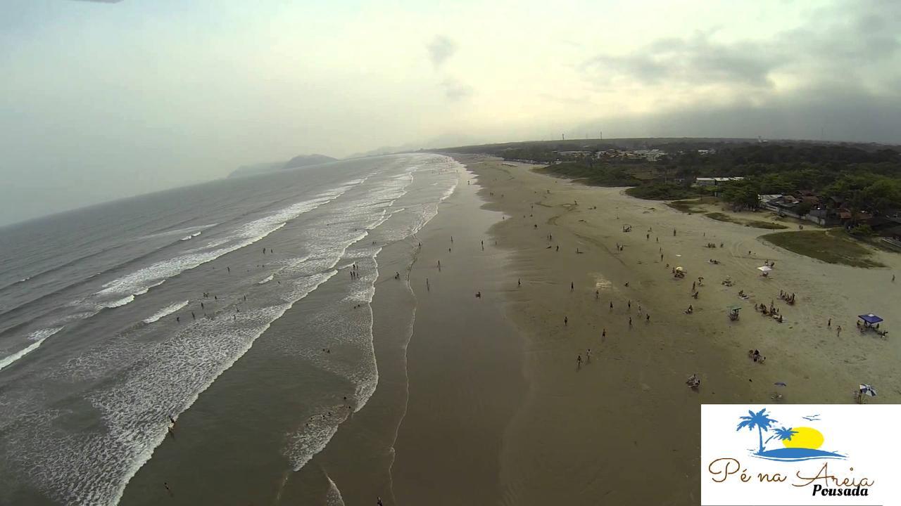 Pe Na Areia Pousada Bertioga Bagian luar foto