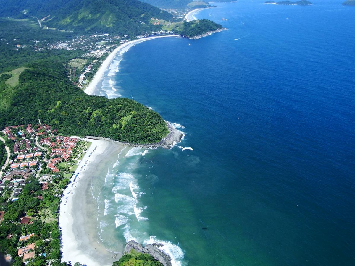 Pe Na Areia Pousada Bertioga Bagian luar foto